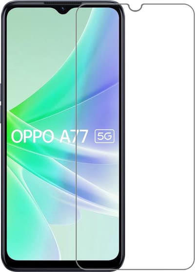 Screenprotector - Geschikt voor OPPO A77 - Extra Sterk - Beschermglas - Gehard Glas - Tempered Glass - Screen Protector - Bescherm Cover