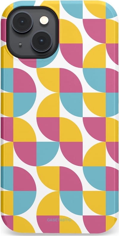 Casetastic Hoesje Geschikt voor Apple iPhone 14 Plus Magsafe - Stijlvolle Beschermende Duo-layer Case - Cirkeldroom