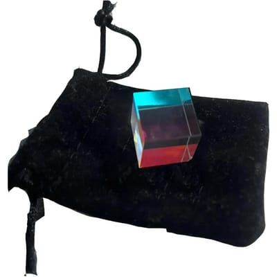 Cube X optique Prisme Cube Dichroïque Séparateur Magie Scientifique Présent Axé sur l'Apprentissage Classe Physique Jouet Éducatif