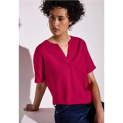 Blouse in effen kleur