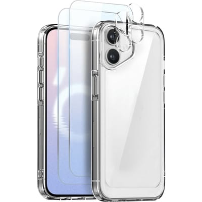 Northjo iPhone 16 Plus 5-in-1 Protection Bundel Transparant