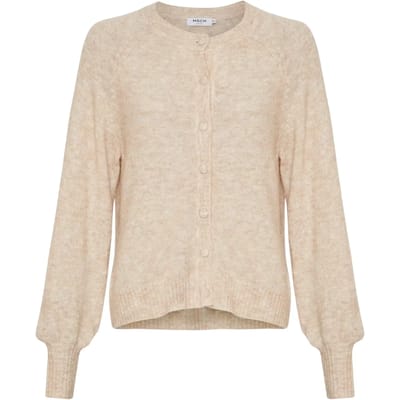 MSCH Copenhagen Mschzasha Hope Cardigan Truien & vesten Dames - Sweater - Hoodie - Vest- Beige - Maat L/XL