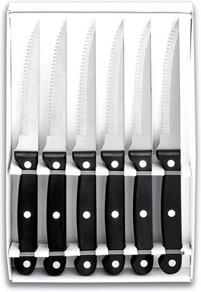 Lacor Steakmessen Getand - Set 6 Stuks