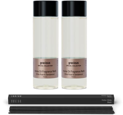 JANZEN Home Fragrance Refill Gracious 2-pack Incl. Gratis Sticks