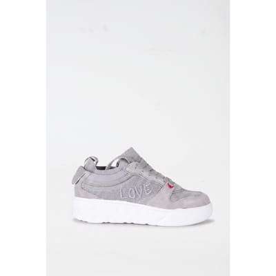 Moschino Sneakers Light Blue Maat: 36 | Sneakers Outlet | Dames | Grijs