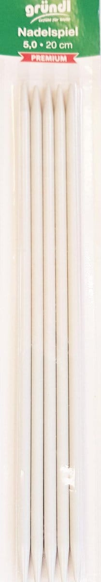 Gründl 1452-500 Sokken breinaalden 5,0 lengte 20 cm