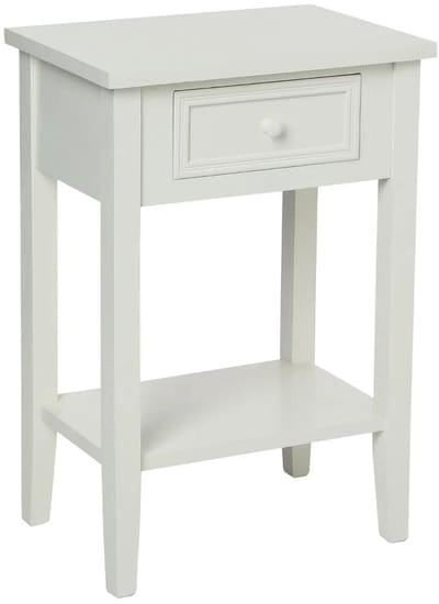 Atmosphera Nachtkastje Charm - Moderne stijl - MDF hout - met lade - 45 x 30 x 67 cm