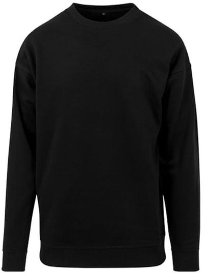 Raglan Crewneck Black maat XS