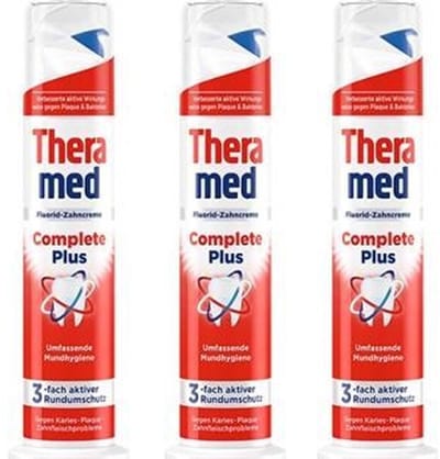 Theramed Tandpasta - Complete Plus - 3 x 100 ml Pomp