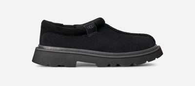 UGG® Tasman Lug in Black, Size 6, Suede/Polyester/Wool