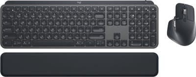 Logitech 920-010932 toetsenbord Inclusief muis Kantoor RF-draadloos + Bluetooth QWERTY UK International Grafiet