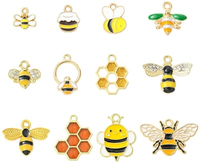 Dailygoods- Charms Diverse Emaille Dier - 36 Stuks - Bedels voor Armband/Ketting - DIY Sieraden - Lichtgewicht - Multifunctioneel