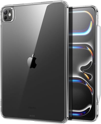 ESR Classic Hybrid Hoes Gechikt voor iPad Pro 11 (2024/2025) - Back Cover Flexibel TPU Transparant