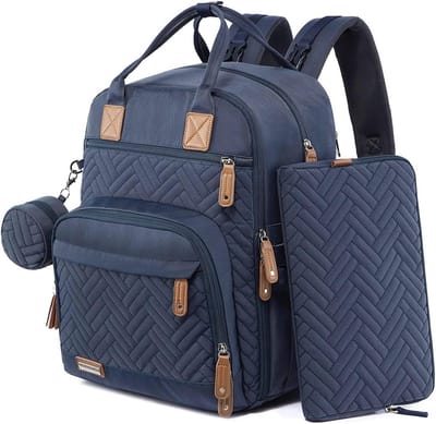 Luiertas Grote Luierrugzak voor Baby's - Luieronderlegger Fopspeenhouder Babytas Multifunctioneel voor Mama en Papa