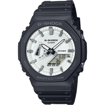 G-Shock Classic Style GA-2100WD-1AER Black & Brilliant White Horloge