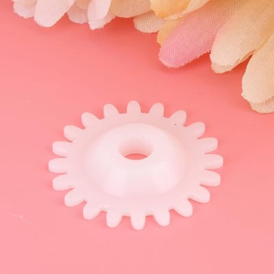 Lot de 5 engrenages en plastique blanc pour machine à tricoter, accessoires de remplacement pour Silver Reed pink