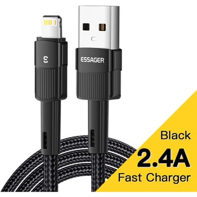 Essager USB-kabel voor iPhone 14 13 12 11 Pro Xs Max X Xr 8 7 6 Snel opladen Datalijnlader voor iPad Mobiele telefoon Draadsnoer 1m