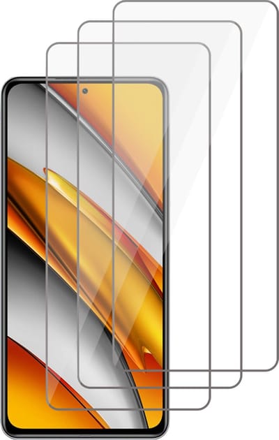 Screenprotector geschikt voor Xiaomi Poco F3 - Screen Protector Glas - 3 Stuks