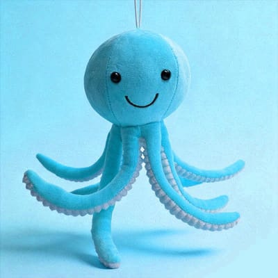 Grappige Levensgrote Diepzee Blauwgeringde Octopus Pluche Speelgoed Zacht Schattig Bijzonder Octopus Speelgoed Creatief Cadeau Voor Kinderen Spel Props