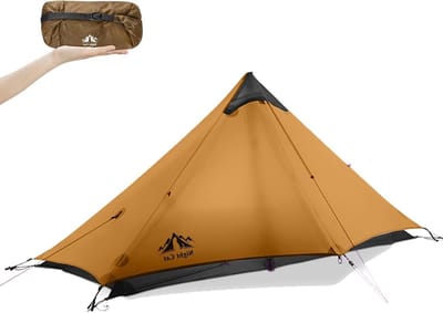 Ultralichte 1 Persoons Tent: Waterdichte Tent voor Kamperen, Wandelen en Trekking met Vrienden