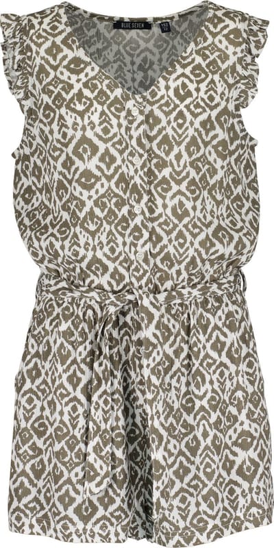 Blue Seven - Meisjes Jumpsuit - Olive - Maat 140