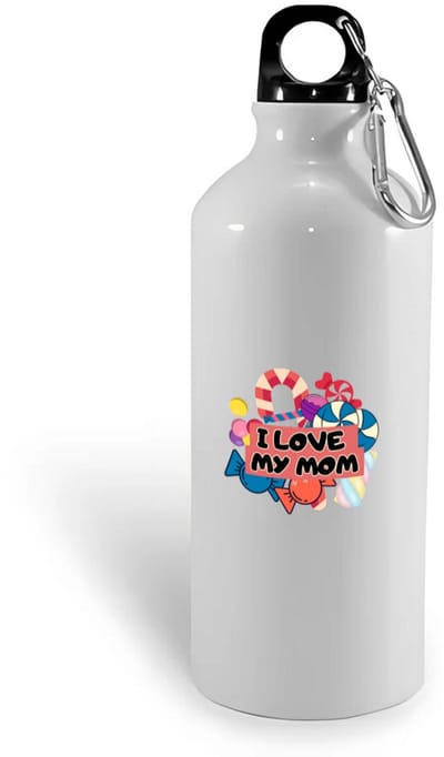 Hacebo® - Mama cadeau - waterfles - Mama - cadeautje - met opdruk - Verjaardag - Moederdag - Mama cadeau - Mama cadeautjes - Moederdag cadeau - Mama cadeautjes verjaardag - liefste Mama - Leuk kado om te geven - water fles - 400ML