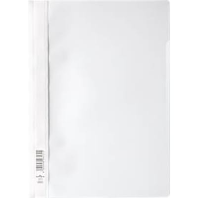 DURABLE snelhechtmap met snelhechter, A4, polypropeen, 50 st., wit