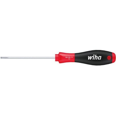 Wiha Schroevendraaier SoftFinish Sleufkop voor diepliggende schroeven 4.0mm x 300mm - 00696