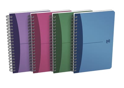 Spiraalblok oxford urban mix 170x110mm lijn 180p | 10 stuks