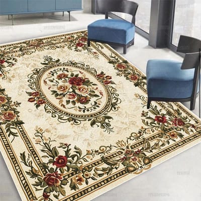 Nordic Stijl Grote Oppervlakte Bloementapijten Woonkamer Licht Luxe Zacht Bankgebied Tapijt Huis Slaapkamer Decoratie Garderobe Vloermat 80*120cm