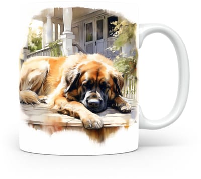 Mok Leonberger Beker voor koffie of tas voor thee, cadeau voor dierenliefhebbers, moeder, vader, collega, vriend, vriendin, kantoor, opa, oma, hond, kerst, sinterklaas, verjaardag