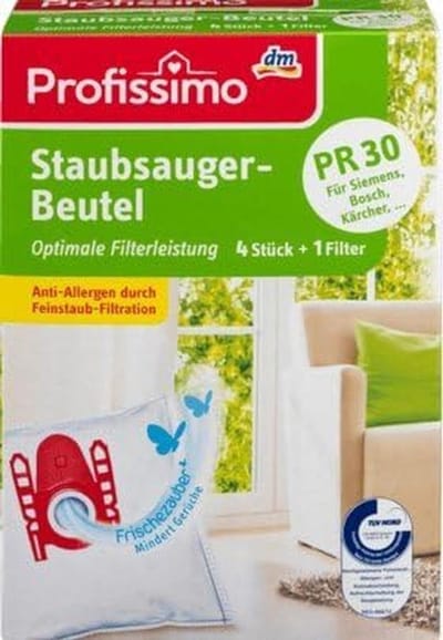 Stofzuigerzakken PR30 Verpakt per 4 stuks | Hoogwaardige Vervanging