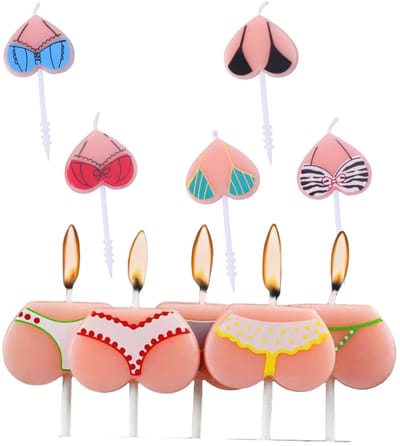 Dailygoods- Taartkaarsen set van 10 - Verjaardagskaarsen - Taartdecoratie - Taarttoppers - Veelkleurig - Materiaal: wax