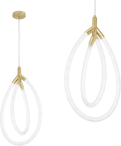 Toolight Led G017-Cp Hanglamp Goud