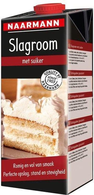 Naarmann Slagroom met suiker 32% - 1 liter
