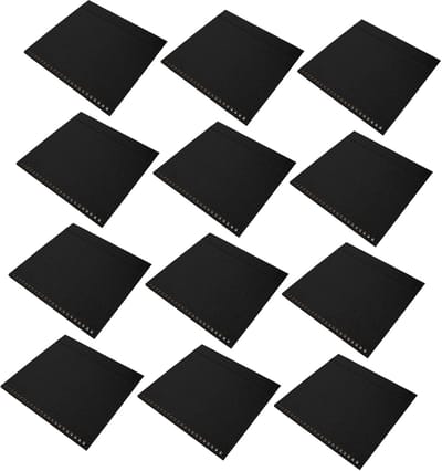 Bureaukalender Standaard - Kalender Basis - Bureau Organisatie - Inclusief Iriserend Papier - 21x17.5x7CM - Zwart