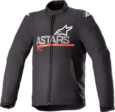 Alpinestars SMX Waterproof Jas Zwart Donker Grijs Fel Rood - Jas