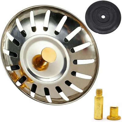 Hangzhou A Link Star Technology - Metalen Zinkstop - 78mm - Roestvrij - Zilveren Klep