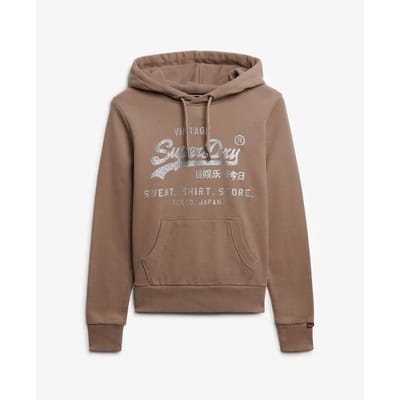 Dames Hoodie Superdry Vintage Logo