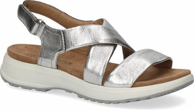 Zilveren Sandalen Comfort Caprice maat 36