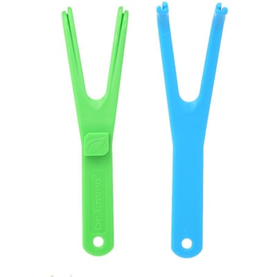 Tandzijdehouder Hulpmiddel Mondhygiëne Tandenstokers Houder Tandenreinigingsgereedschap Random blue