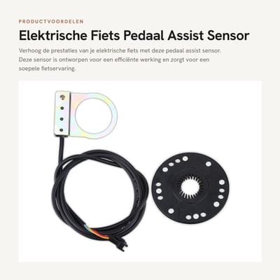 Dailygoods - Elektrische Fiets Pedaal Assist Sensor met 8 Magneten
