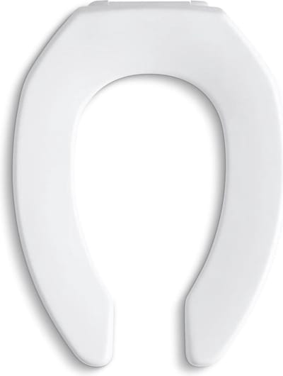 Standaard Verlengde Toiletbril - Wit - Verlengd Lustra-model