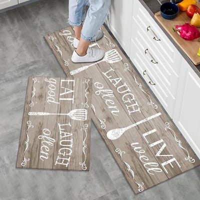 Moderne Antislip Keuken Matten Set voor Comfort en Stijlvolle Decoratie