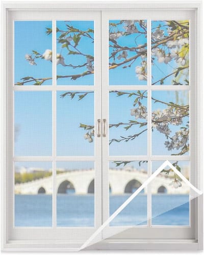 Insectenhor - Raamhor - Insecten Buiten Houden - Zonder Boren - 55x200cm - Wit