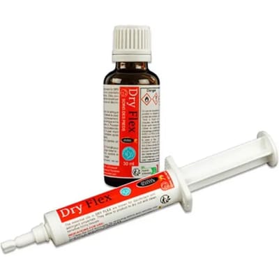 Vorkverzorgingsspuit voor paarden Horse Master Dry-flex