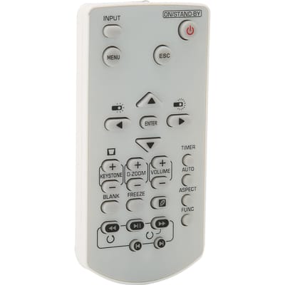 Vervangende Afstandsbediening Toepasbaar voor Casio XJV110 XJF10X XJF20XN XJF100W XJF200WN XJF210WN Projector gray
