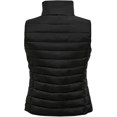 SOLS Vrouwen/dames Golfkussen Gewatteerde Waterafstotende Bodywarmer/Gilet (Zwart)