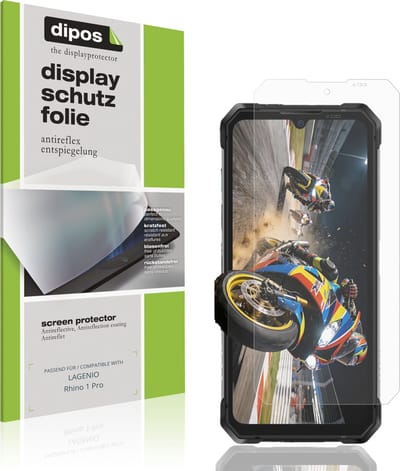 dipos – 4x Matte Beschermfolie geschikt voor LAGENIO Rhino 1 Pro | Krasbestendige & antireflecterende Screenprotector Ultra-Thin