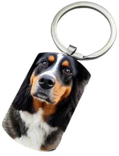 Hondenpenning met foto - Dogtag met eigen foto - Penning met kleurenfoto - Waterbestendig! - Sublimatie techniek - Petshop Seven®